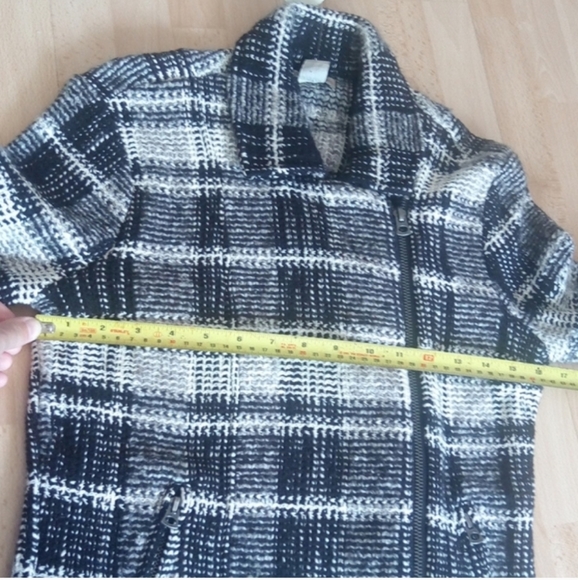 NWT Lucky Brand Harper Sweater Tweed Moto Jacket - Picture 10 of 10